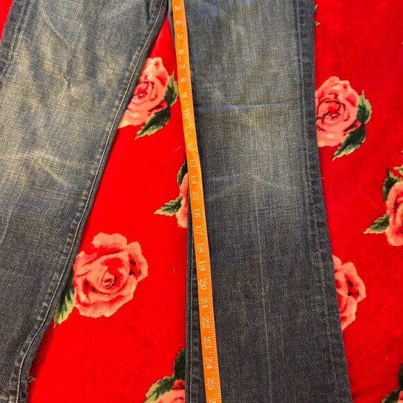 7 For All Mankind Bootcut Jeans Women’s Size 29 Blue Medium Wash Denim Made USA - Picture 5 of 14